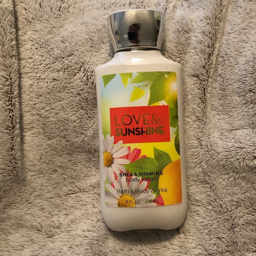 Bath and Body Works, Love and Sunshine Lotion